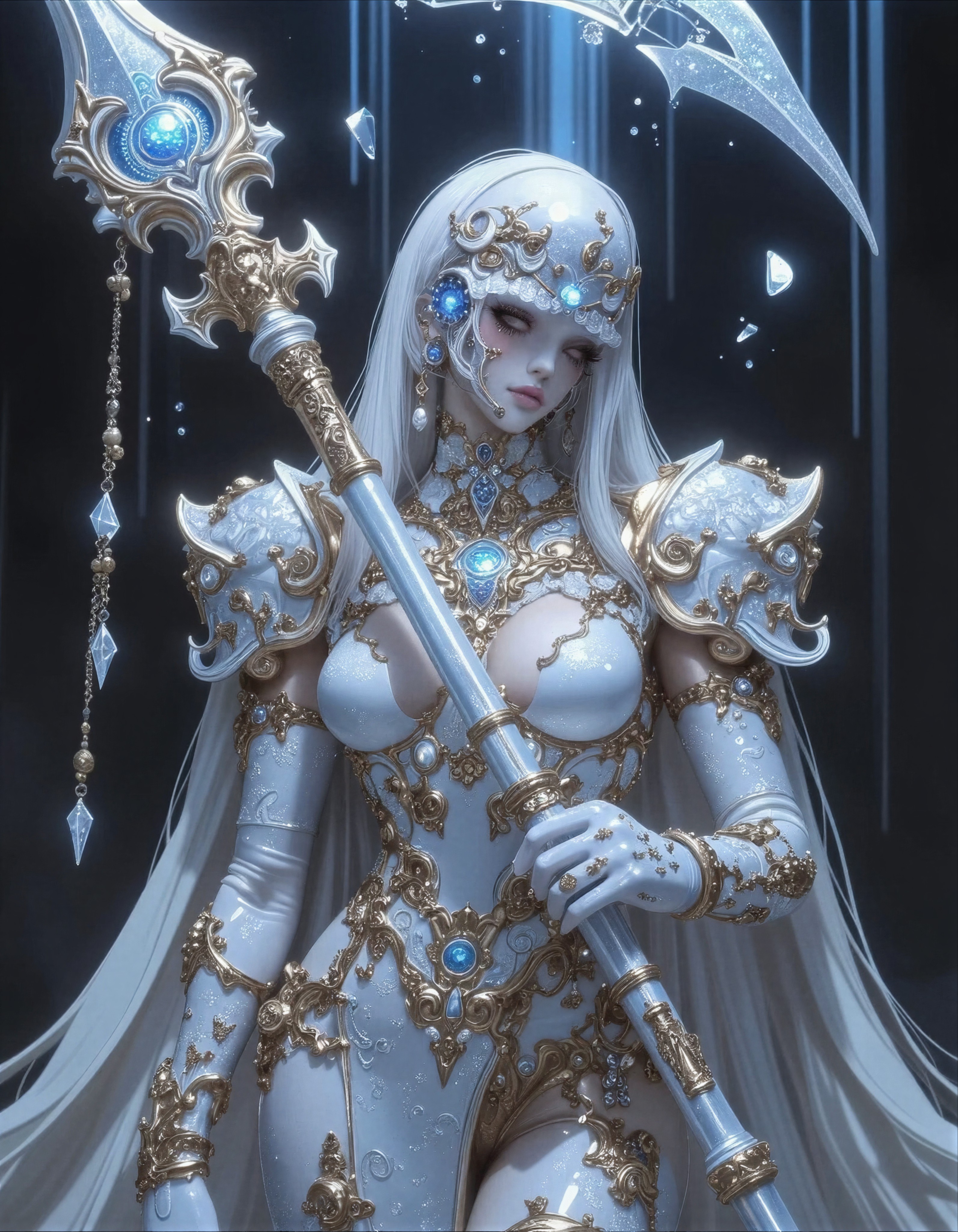 Ethereal Cybernetic Guardian — AI generated image