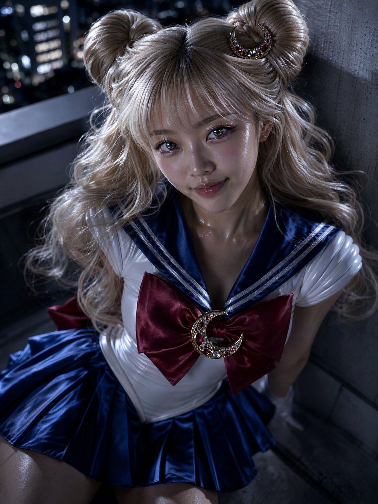 Cinematic Sailor Moon Character Portrait — AI generated image