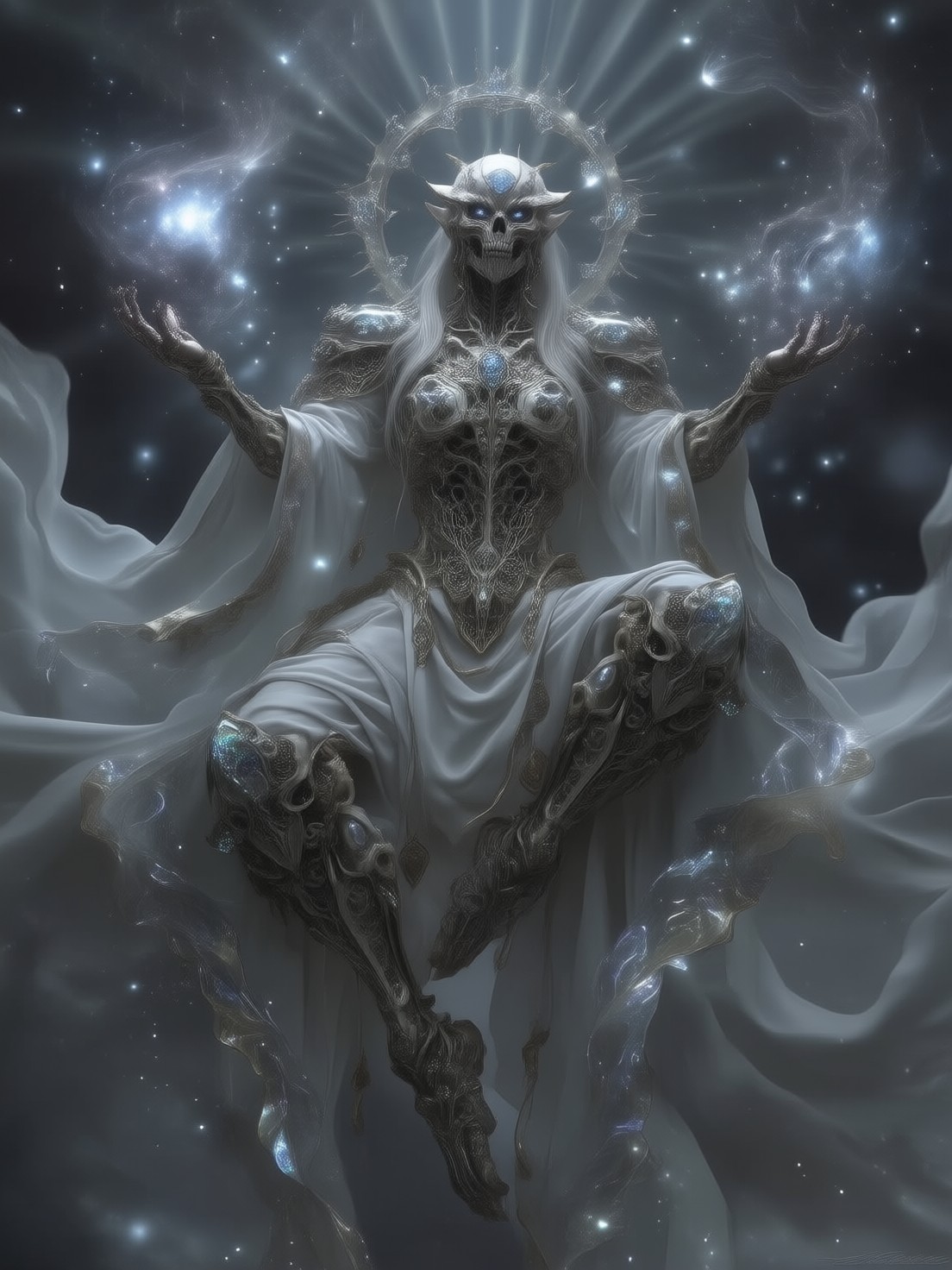 Ethereal Cosmic Guardian — AI generated image
