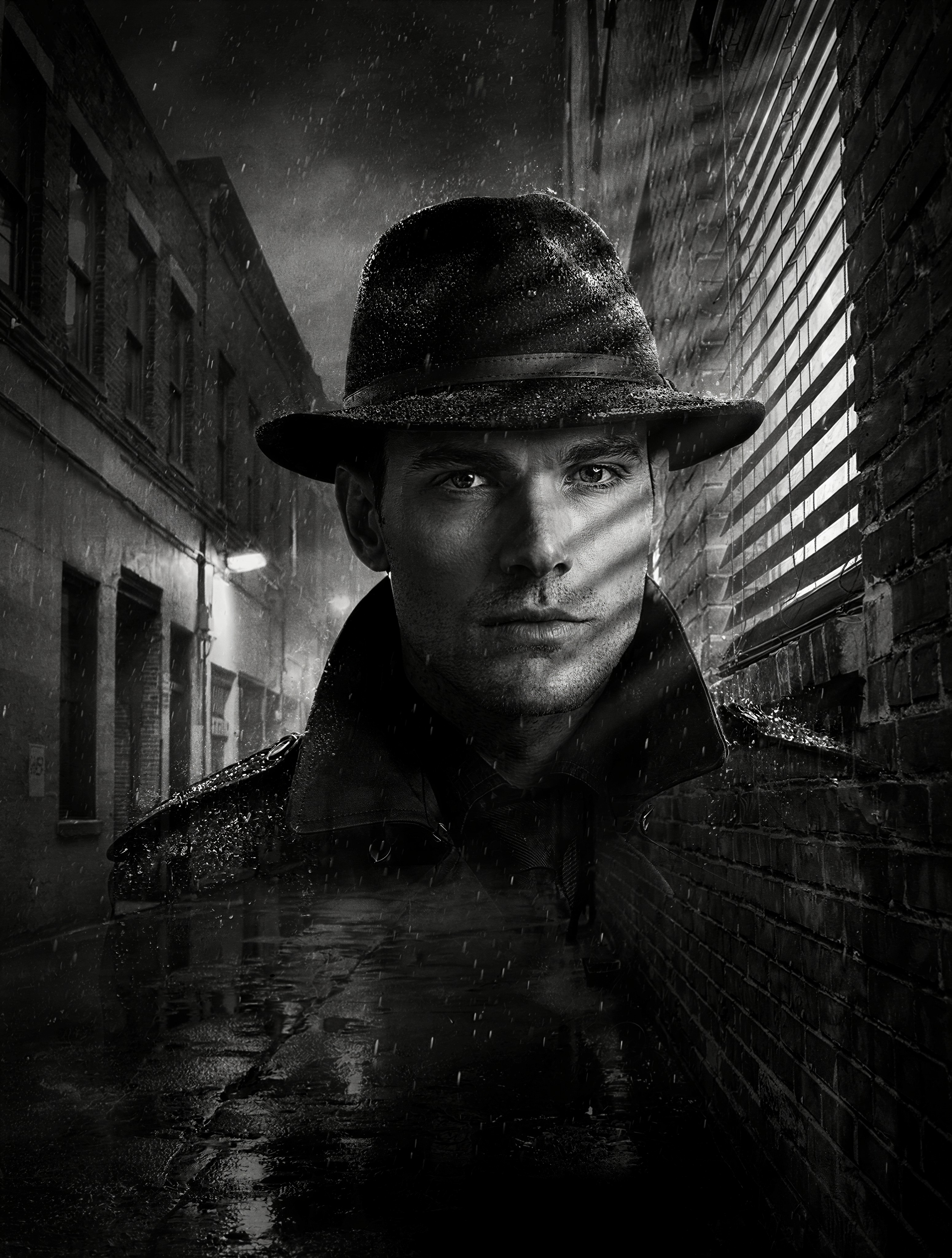 Noir Alley Mystery — AI generated image