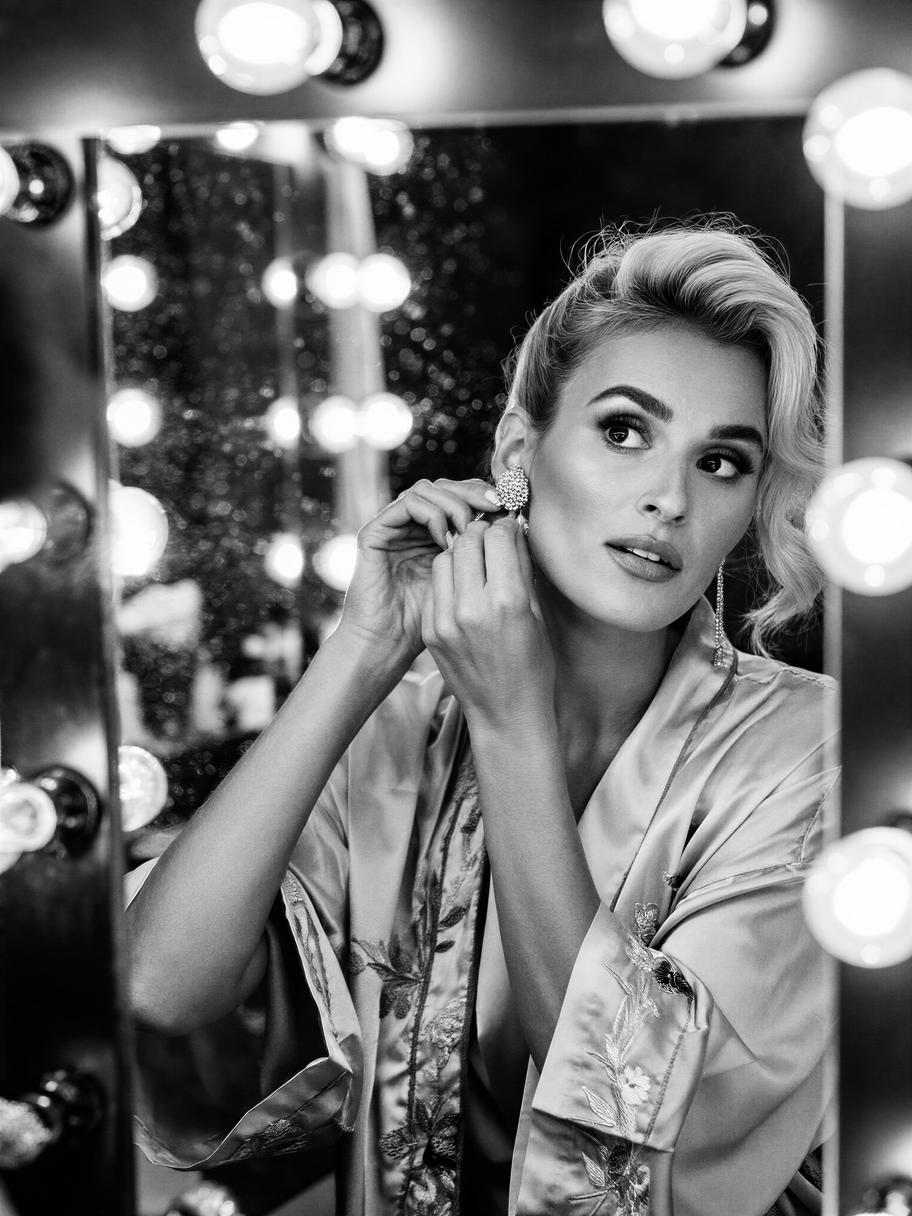 Glamorous Backstage Moment — AI generated image