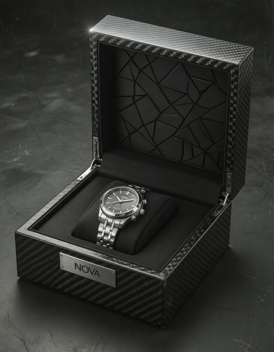 NOVA Luxury Watch Box Set — AI generated image