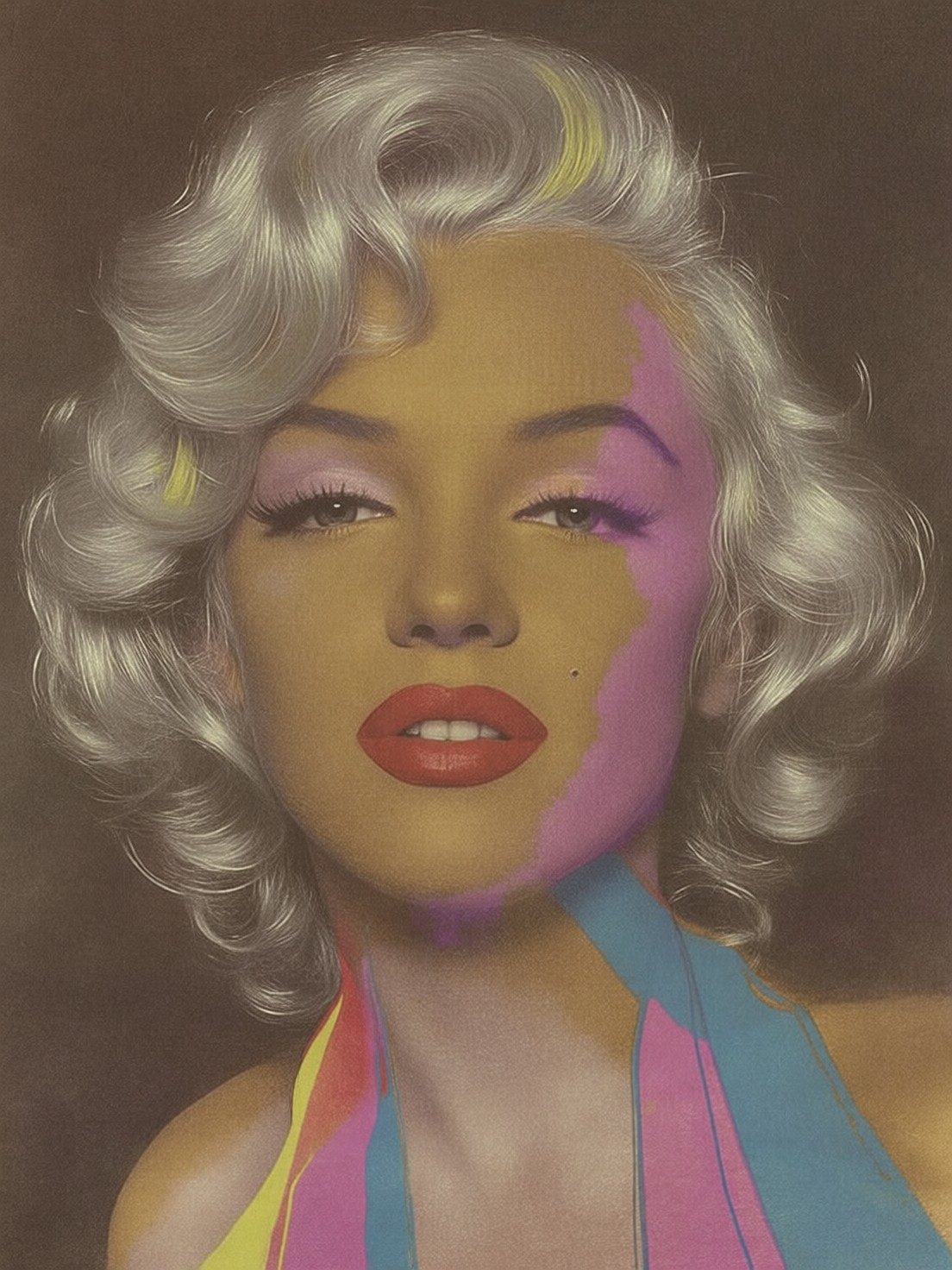 Vibrant Marilyn Monroe Pop Art — AI generated image