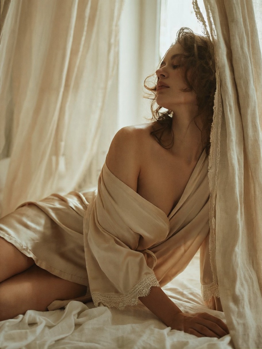 Sensual Boudoir Portrait — AI generated image