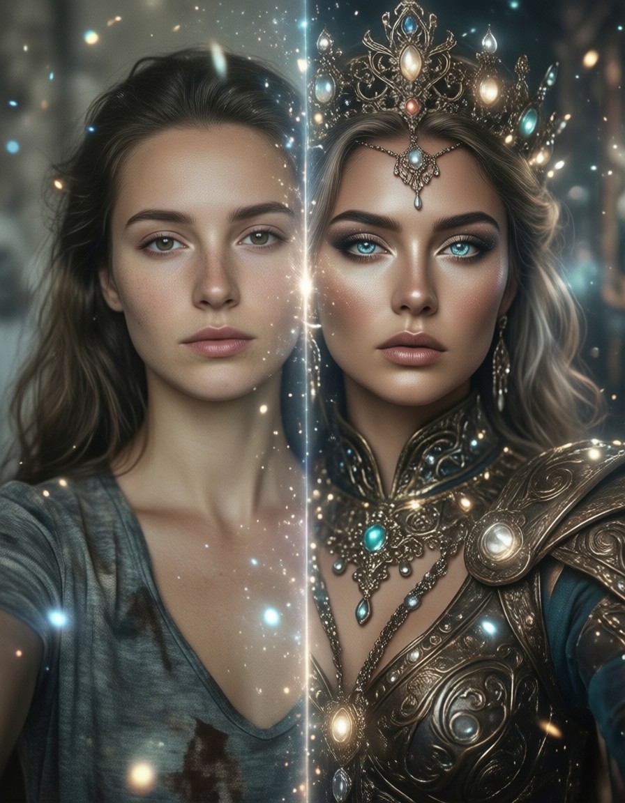 Magical Selfie to Fantasy Queen — AI generated image