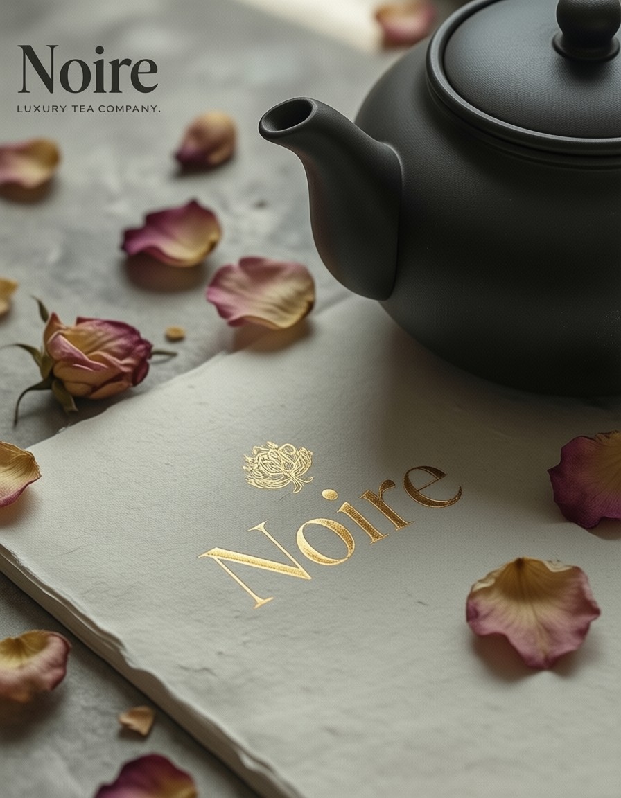 Luxury Tea Brand Identity — AI generated image