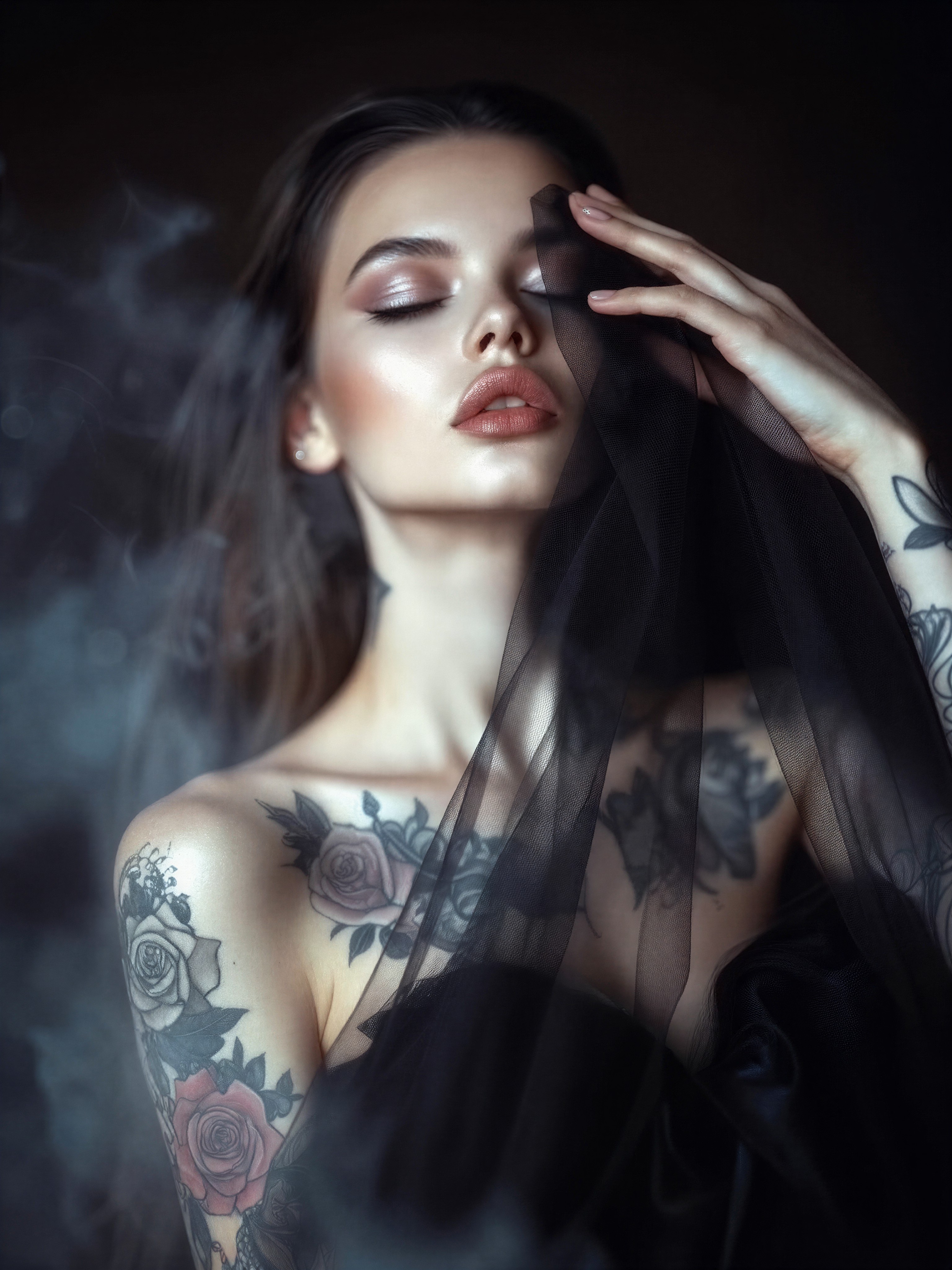 Emotional Gothic Portrait — AI generated image
