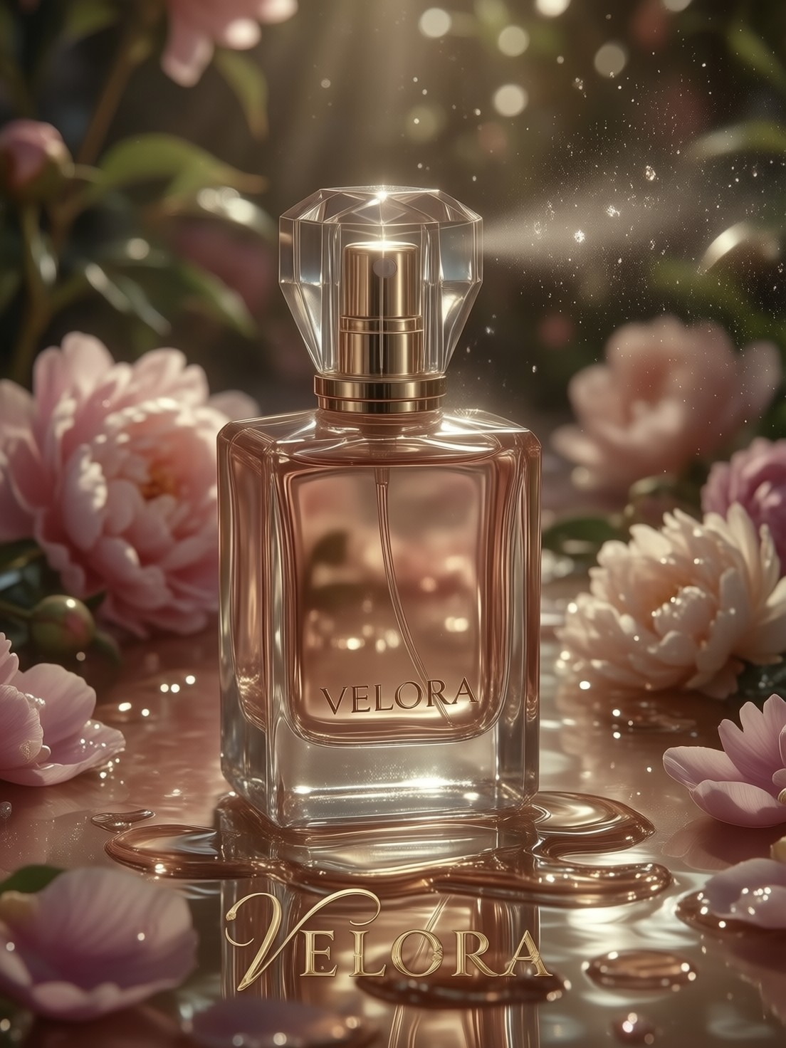 Luxurious Perfume Bottle Design — AI generated image