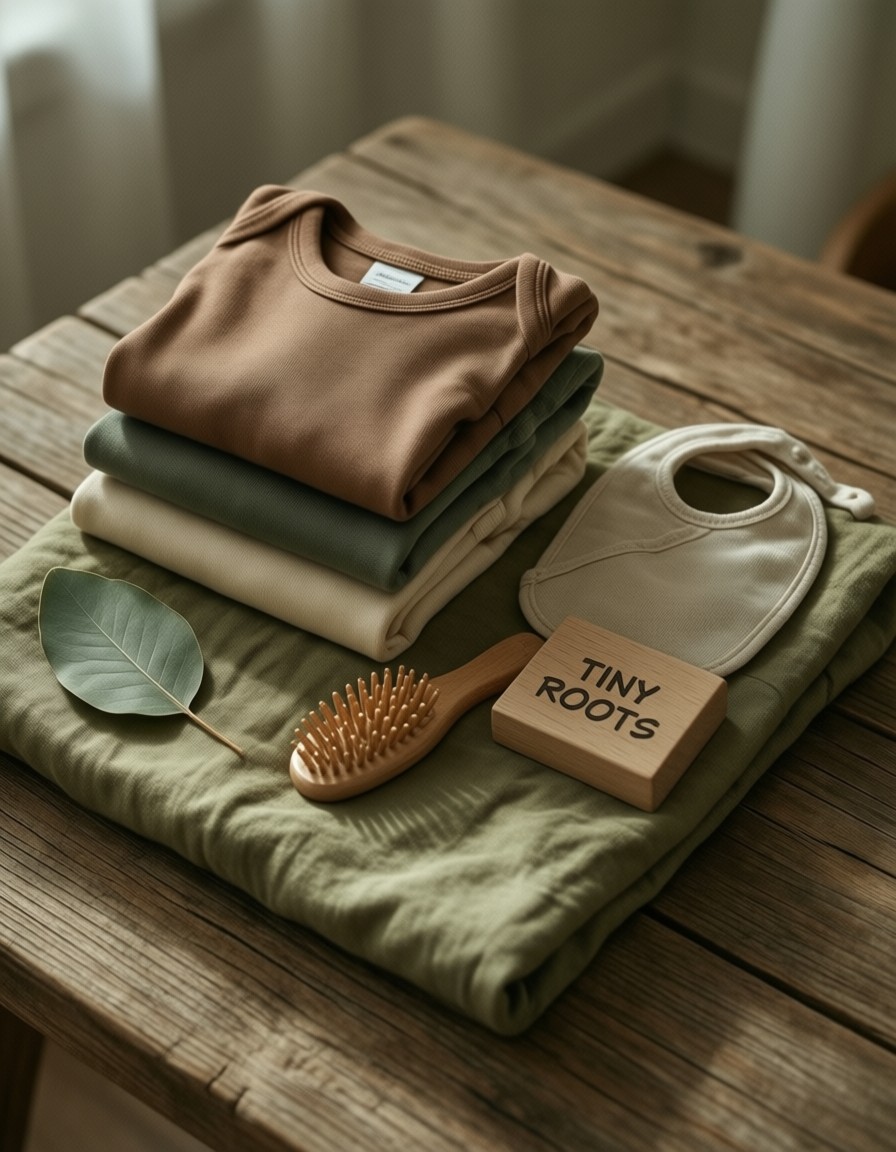 Minimalist Baby Brand Aesthetic — AI generated image