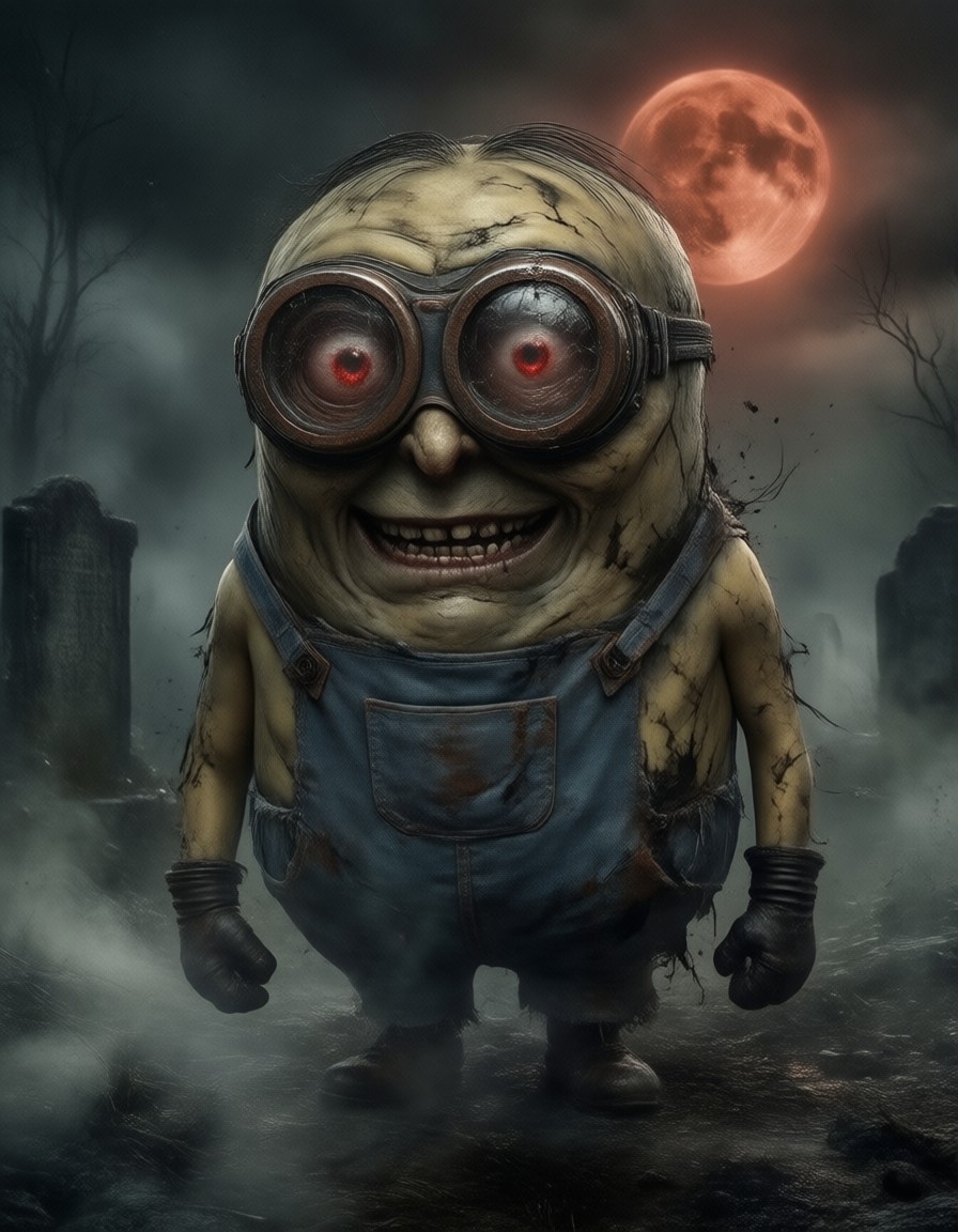 Gothic Minion Transformation — AI generated image