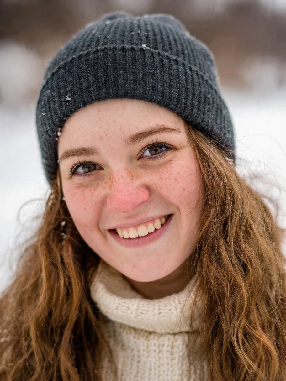 Cozy Winter Portrait — AI generated image