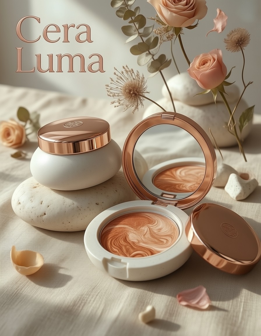 Cera Luma Blush Still Life — AI generated image