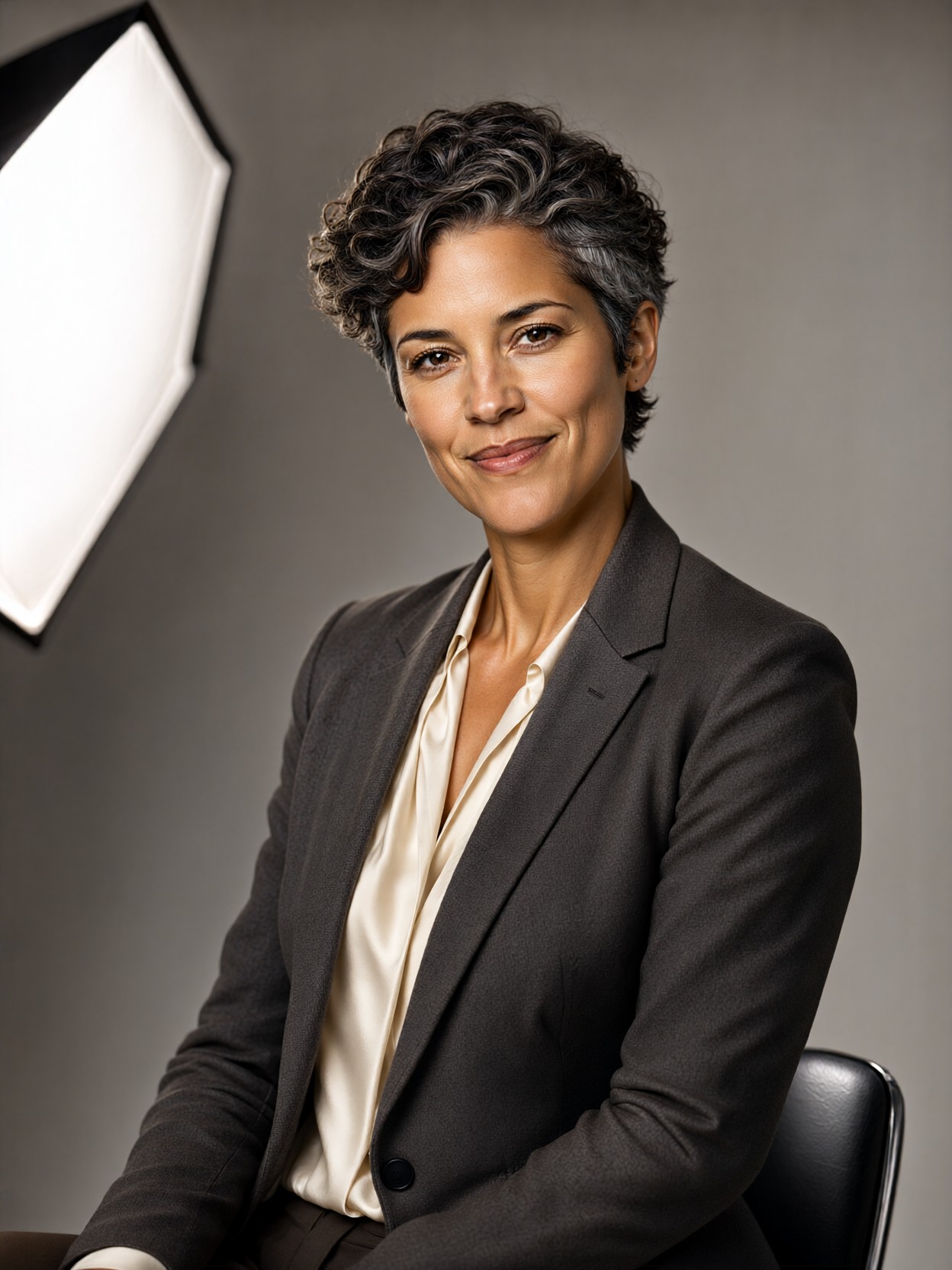 Confident Executive Woman Headshot — AI generated image